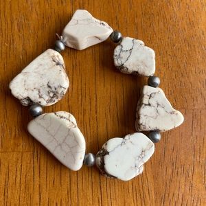 White Buffalo stone bracelet